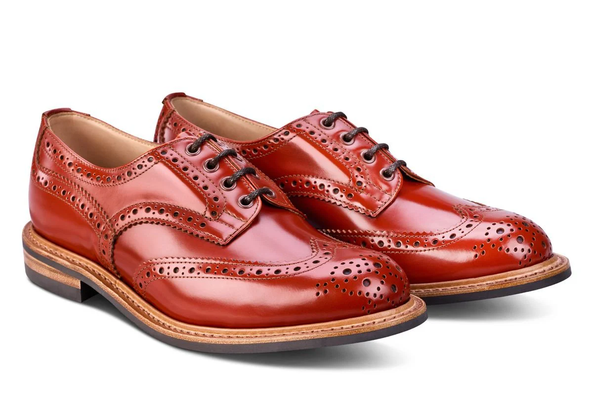 Bourton Country Shoe - Orange Bookbinder - Image 3