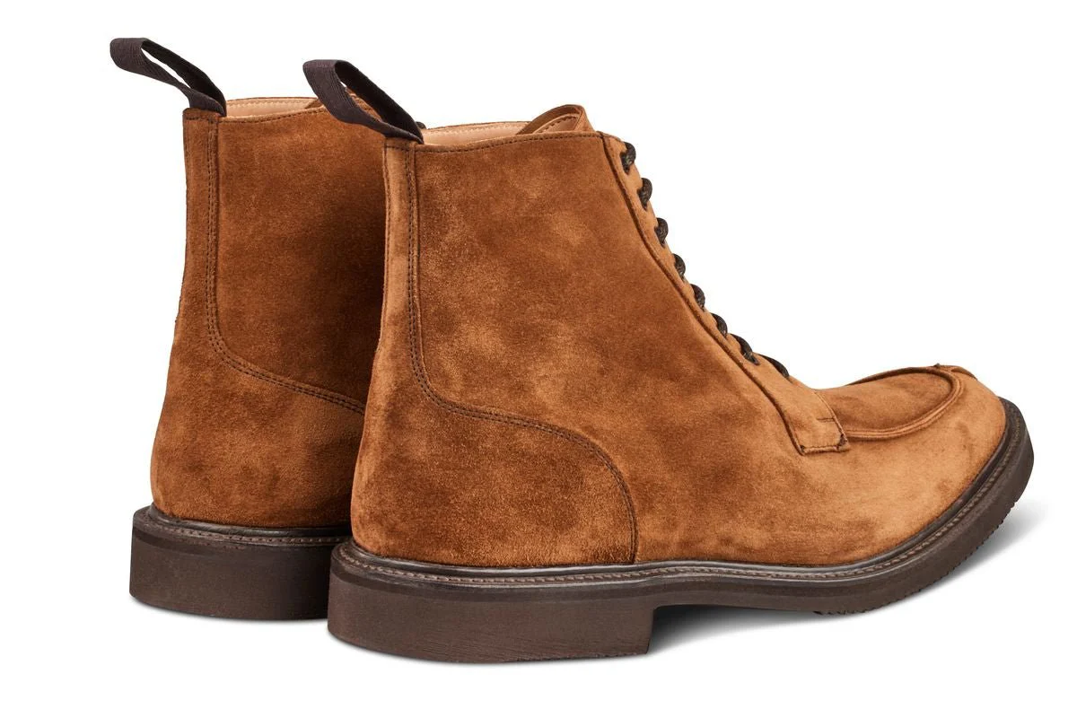 Lawrence Apron Front Derby Boot - Cubana Suede - Image 4